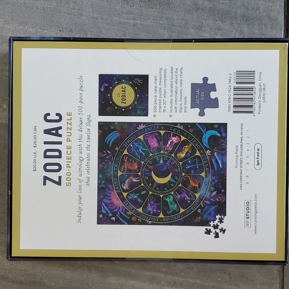 ZODIAC 500-PIECE PUZZLE by RP STUDIO - Picture 2 of 3